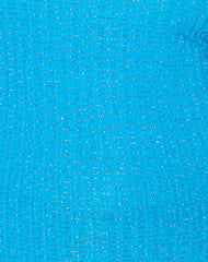 Xiabon Backless Top in Metallic Blue