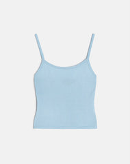 Ziva Knit Cami Vest Top in Blue